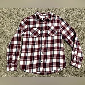 Sonoma boys long sleeve flannel shirt sz L